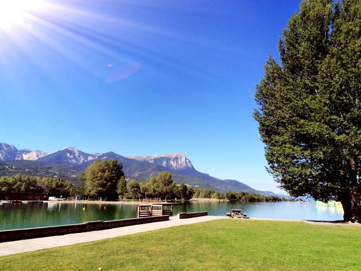 T3 Au Plan D'Eau D'Embrun Avec Garage Et Terrasse公寓 外观 照片
